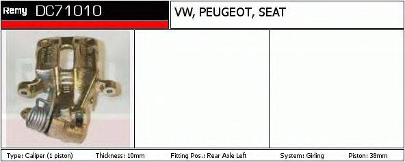 DELCO REMY DC71010 гальмівний супорт
