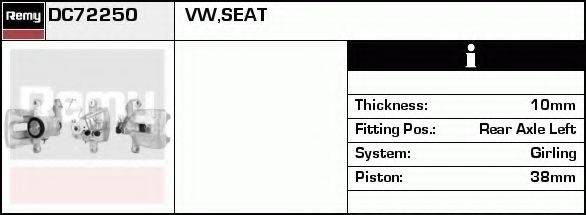 DELCO REMY DC72250 гальмівний супорт