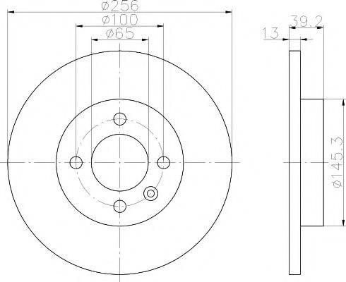 PAGID 53913 гальмівний диск