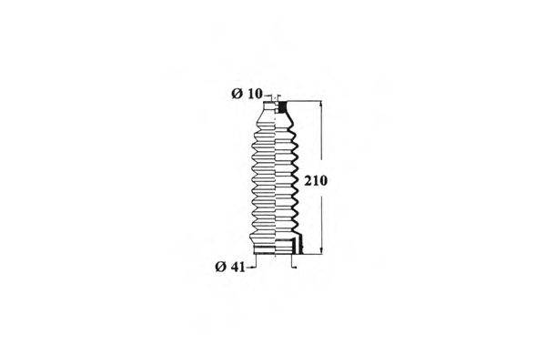 OCAP 1211184 Пильовик, рульове управління