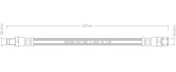 REMKAFLEX 2384 Гальмівний шланг