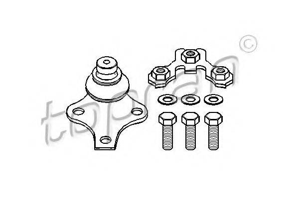 TOPRAN 103476 Несучий / напрямний шарнір