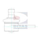 DITAS A1952 Несучий / напрямний шарнір